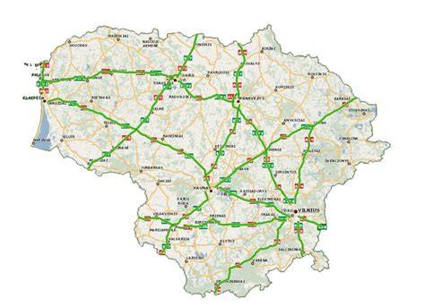 Greitkelių žemėlapis ir mokami keliai Ispanijoje