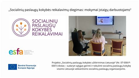 apgyvendinimo paslaugų kokybės reikalavimų vizualizavimas