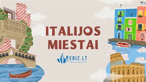 Italijos turistiniai miestai ir kultūra (infografikos tema)