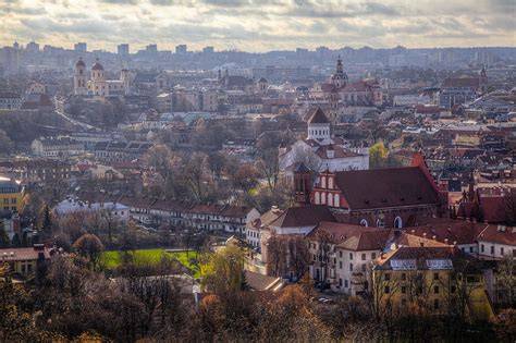 Vilniaus miesto panorama nuo bokšto