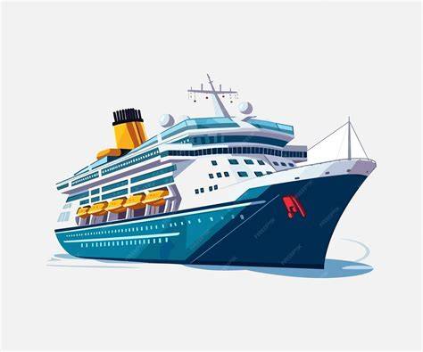 cruise ships Klaipėda illustration