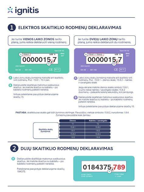 vizualiai kaip deklaruoti dujų skaitiklio rodmenis