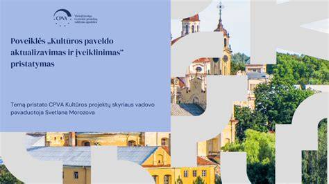 Paveldo identifikavimas ir pristatymas