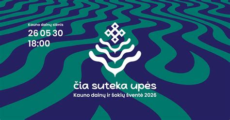 Kauno upės ir miesto siluetas