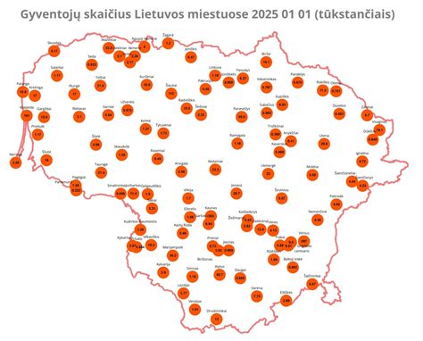 Įmonės biurų vietų žemėlapis Lietuvoje (miestuose Klaipėda ir Vilnius)