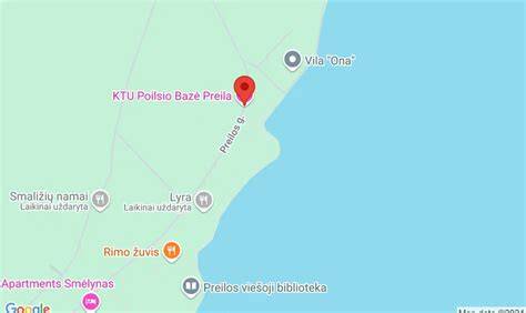 poilsio bazė Giruliai žemėlapis