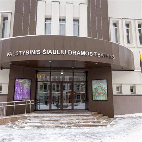 architektūrinis Šiaulių dramos teatro fasadas