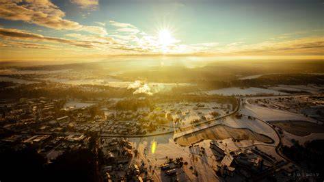 Nemuno vingiai ir panorama iš paukščio skrydžio