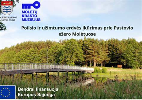 poilsio ir ežero kraštovaizdžio nuotrauka