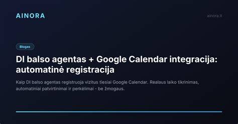 automatinė registracija sąlygos