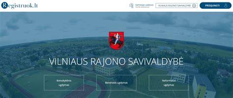 vaikų registracijos informacija