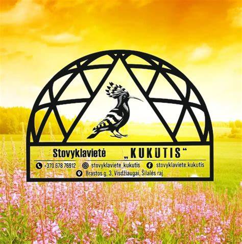 stovyklavietė Žiūruose su baidarėmis