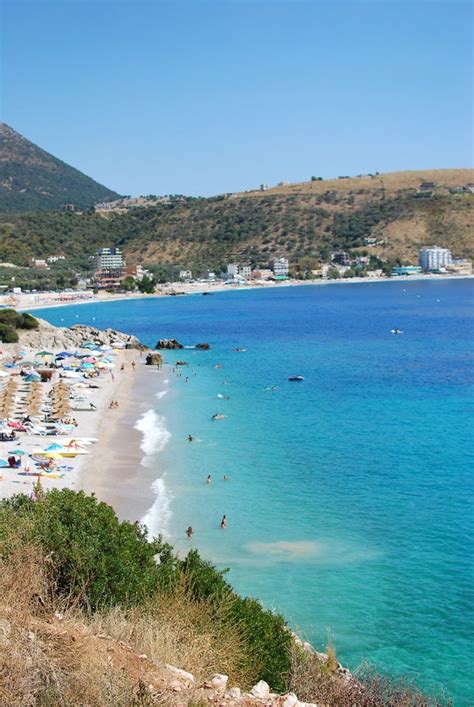 Albanijos paplūdimiai ir rivjeros vaizdas