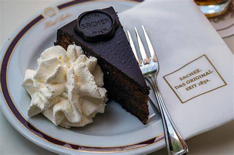 Original Sacher-Torte history infographic