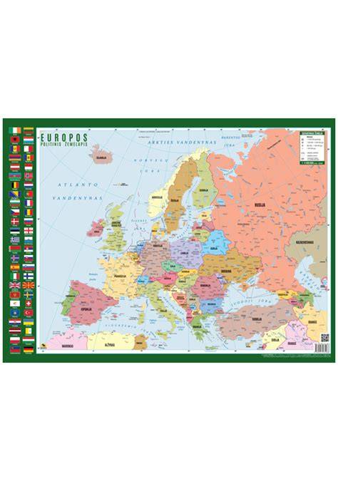 Žemėlapis su TPVCA teritorijomis (Europos Sąjunga, Šveicarija, Žalioji kortelė)