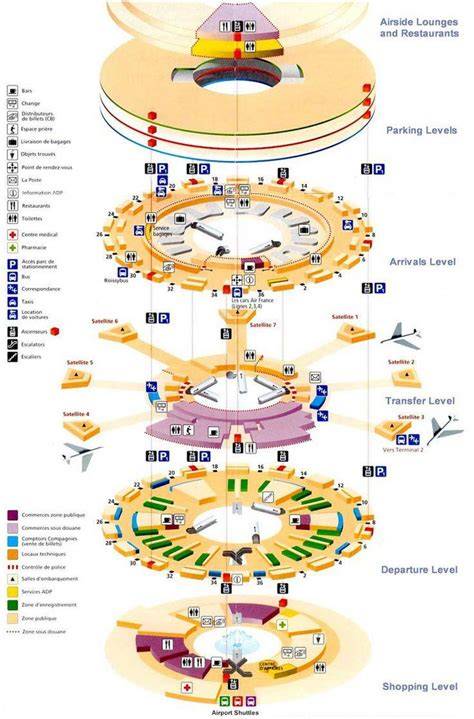 CDG terminal mapping illustration