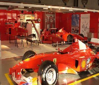 Ferrari muziejų eksponatų panoramos