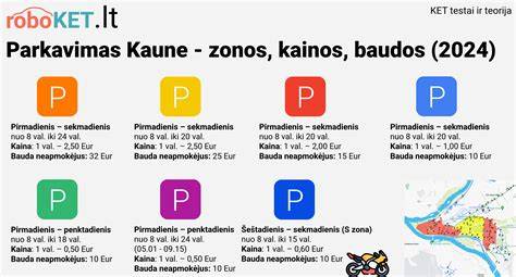 vaizdas: parkavimo zonos ir parkomatai