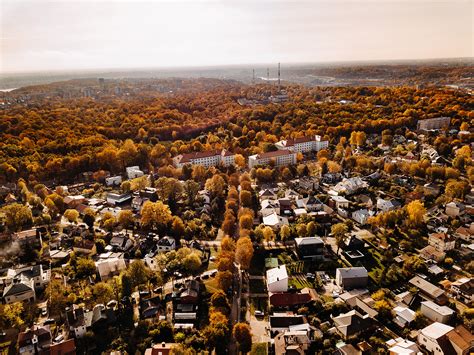 Atomium - panoramos iš viršaus vaizdas
