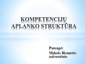 kompetencijų aplanko struktūra infografika