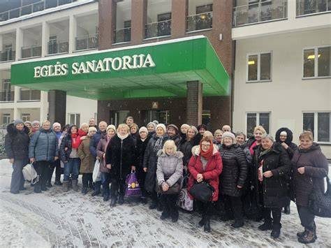 Eglės sanatorijos Birštone vaizdas