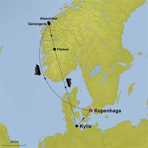 kelionės į Norvegiją infografika