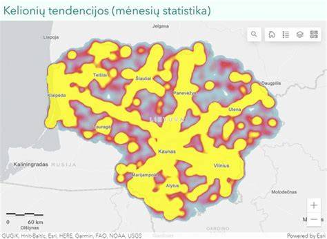 žemėlapis krypties Vilnius-Antalija