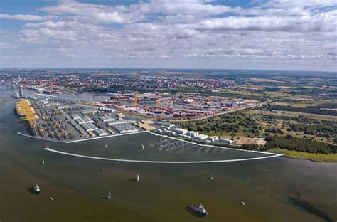 Klaipėdos uosto keltų maršrutų žemėlapis