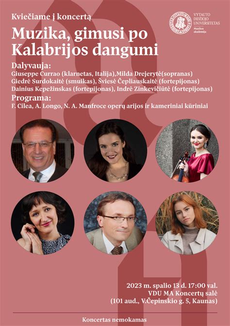 retros muzika Klaipėdoje programos plakatas