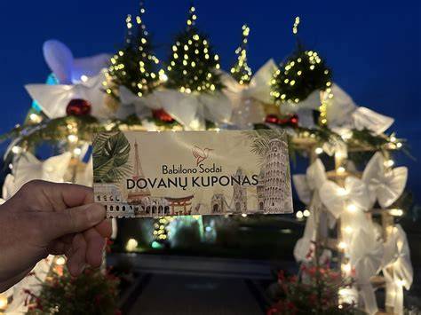 Šviesų festivaliai Babilono soduose