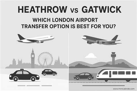 London City vs. London Gatwick infographics