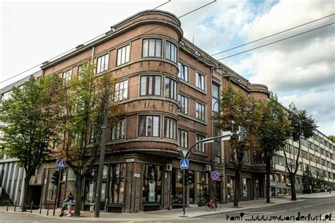 Kaunas modernist architecture mapa