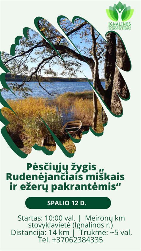 Ignalinos rajono ežerų kraštovaizdžio infografika