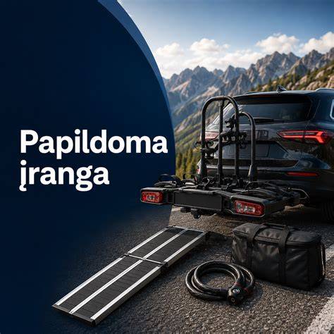 papildoma įranga interjeras