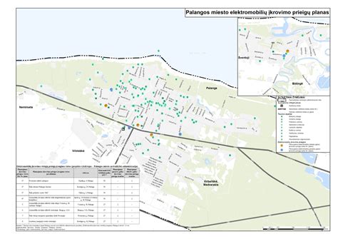 Palangos miesto ženklo vietos planas ir aplinka