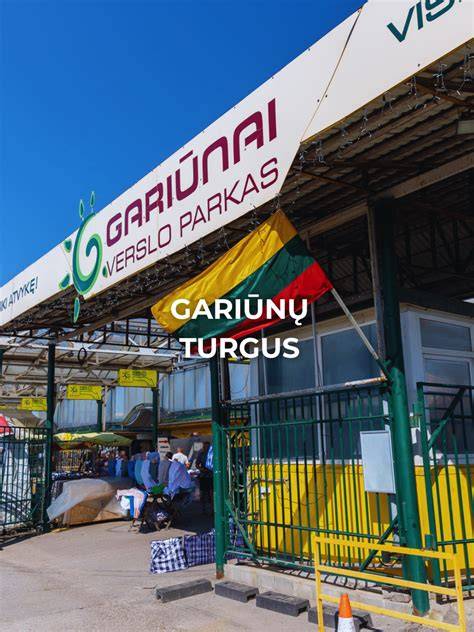 Gariūnų turgus lauko prekyba palapinėse ir paviljonuose