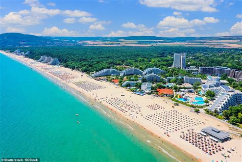 Major Bulgarian resorts along the coast