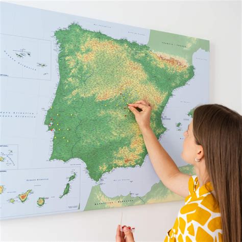 Portugalijos žemėlapis su pagrindiniais miestais