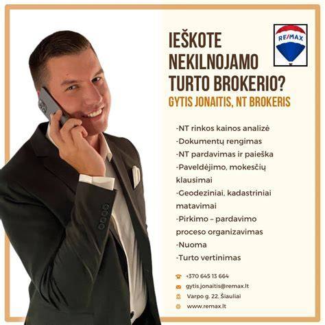 nekilnojamojo turto brokerio vaidmuo