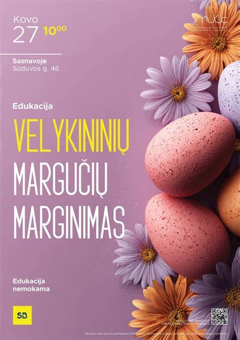 Margučių marginimas edukacija infografika