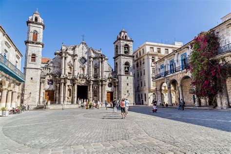 Havana old town streets and plazas