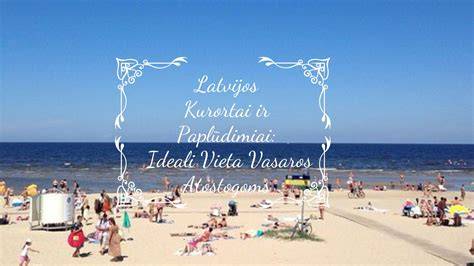 Paplūdimių kurortai ir kelionių draugai vizualiai