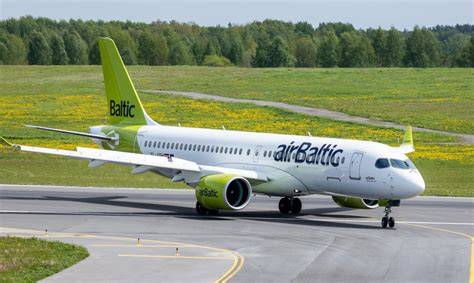 airBaltic kryptys ir tinklas