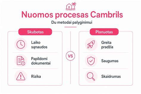 Trumpalaikės nuomos valdymo proceso schema (infografika)
