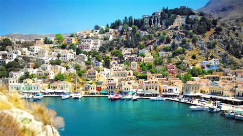 Symi sala kraštovaizdžio nuotrauka