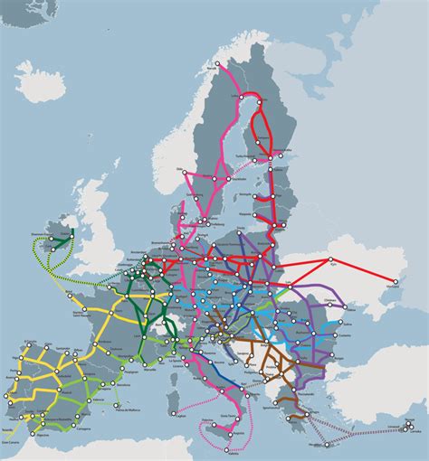 Europos jūrų uostų tinklas - ryšiai ir logistika