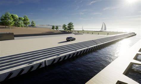 Antverpeno uosto infrastruktūros modernizacijos iliustracija
