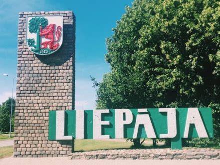 Liepojos paplūdimio kraštovaizdis