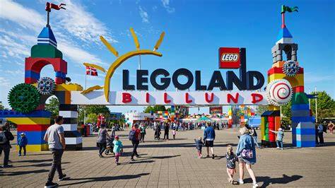Legoland Billund žemėlapis ir zonos