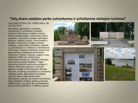 Parko tvenkinių ir salų vaizdas